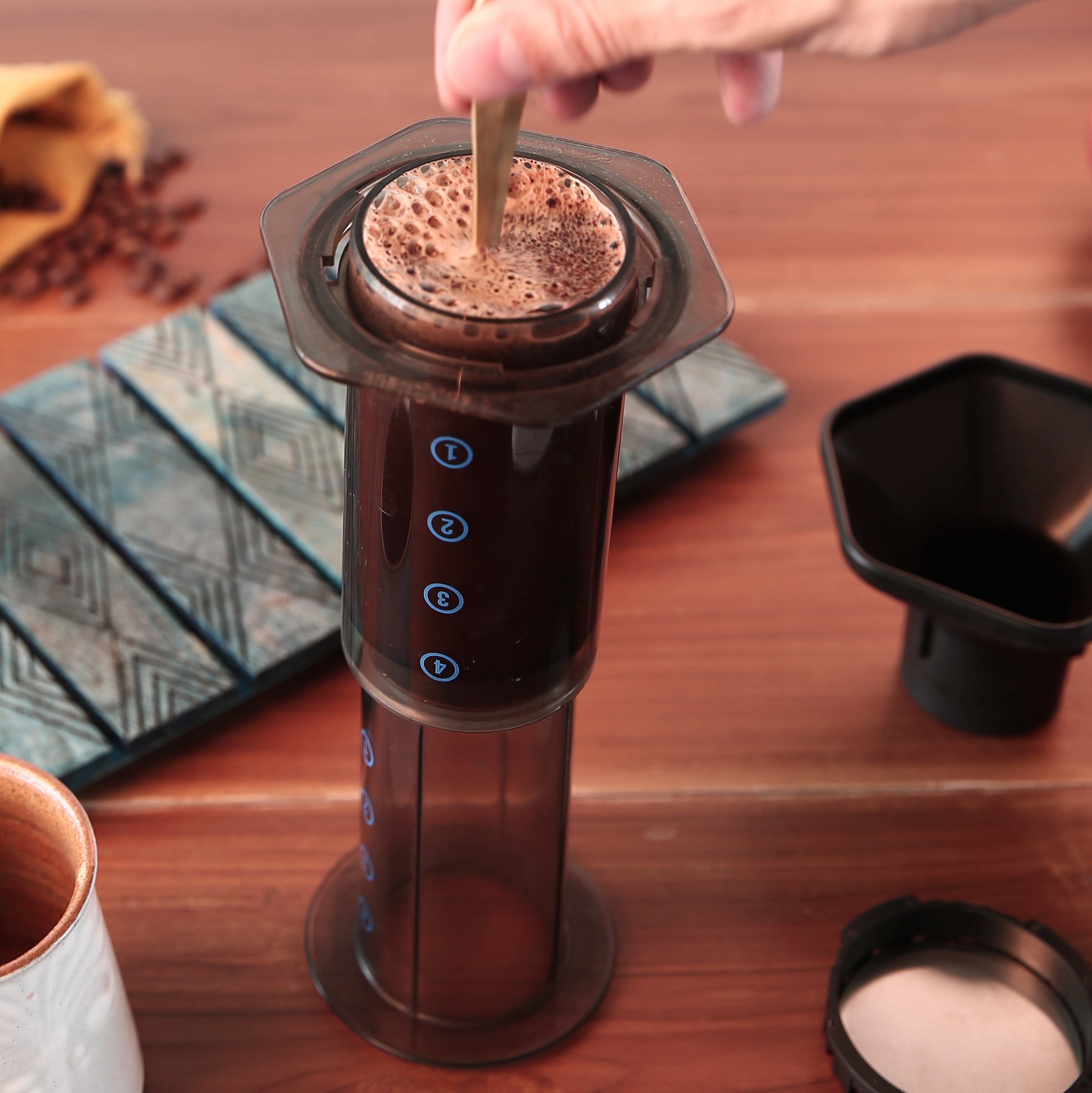 Aeropress grind online