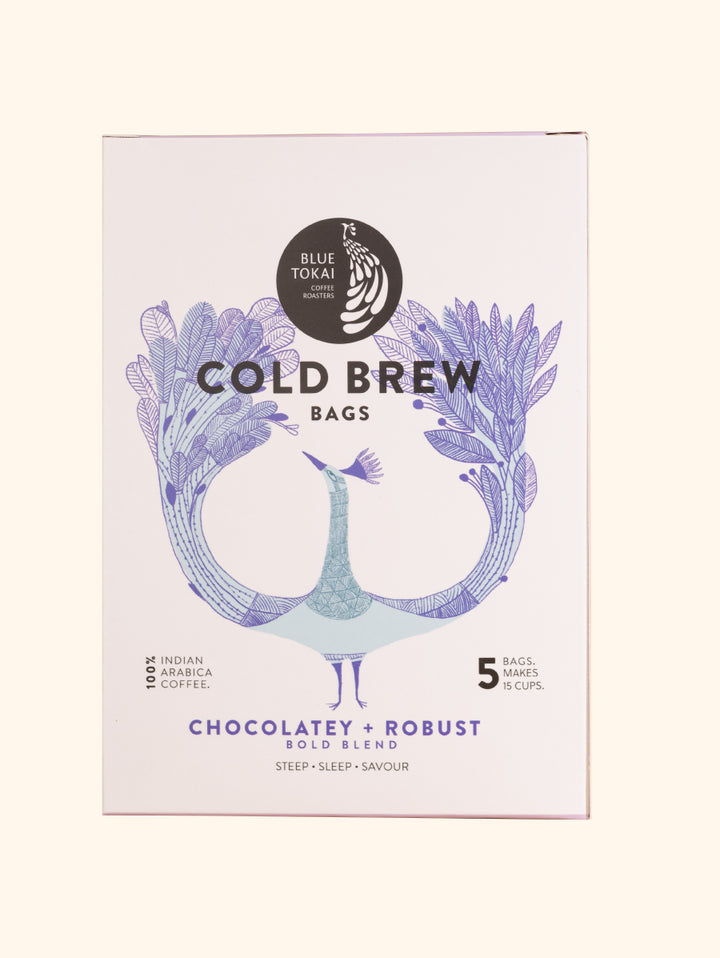 Cold Brew Bags - Bold- Buy Freshly Roasted Coffee Beans Online - Blue Tokai Coffee Roasters