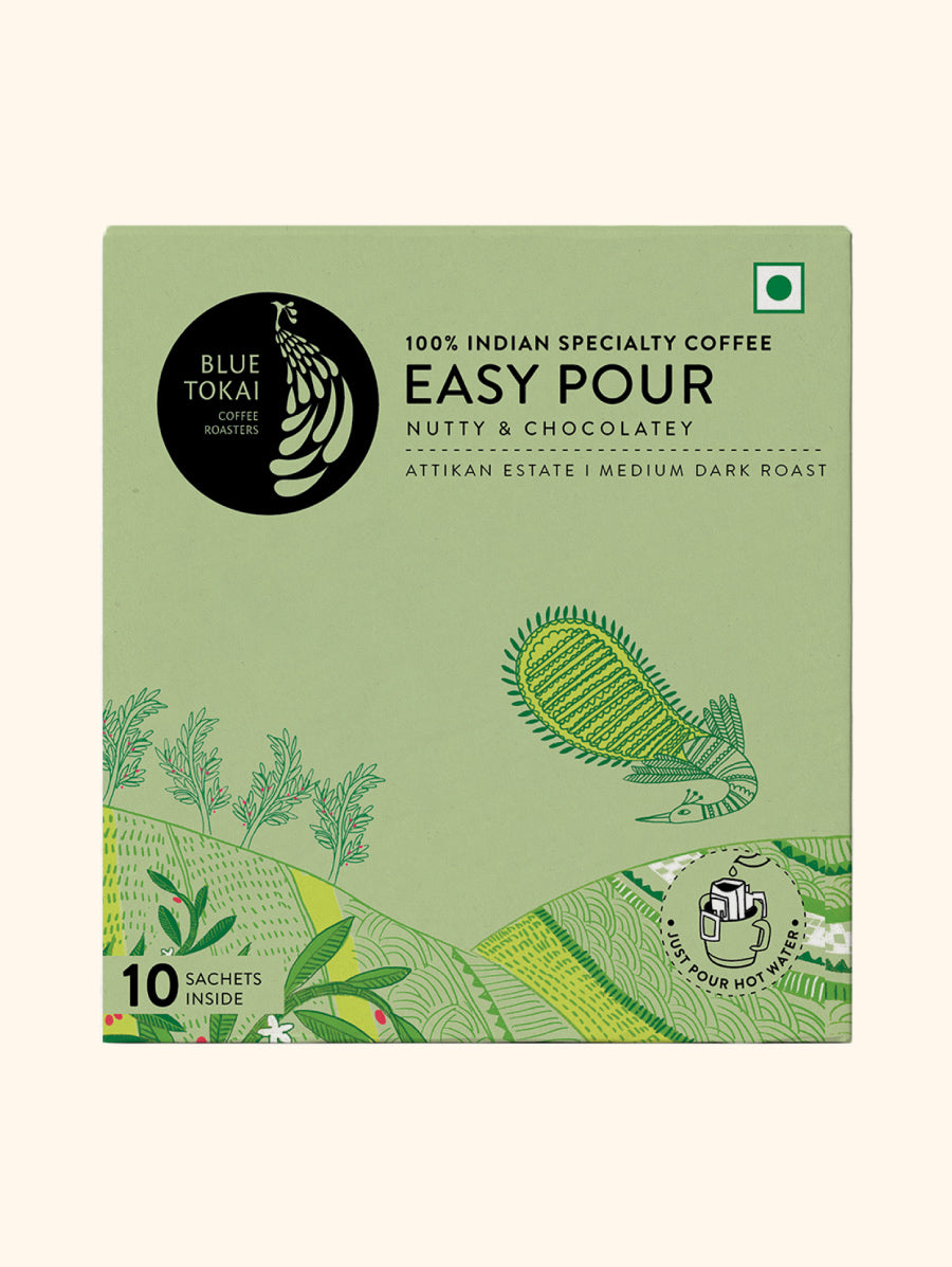 Attikan Estate | Medium-Dark Roast - Easy Pour- Buy Freshly Roasted Coffee Beans Online - Blue Tokai Coffee Roasters