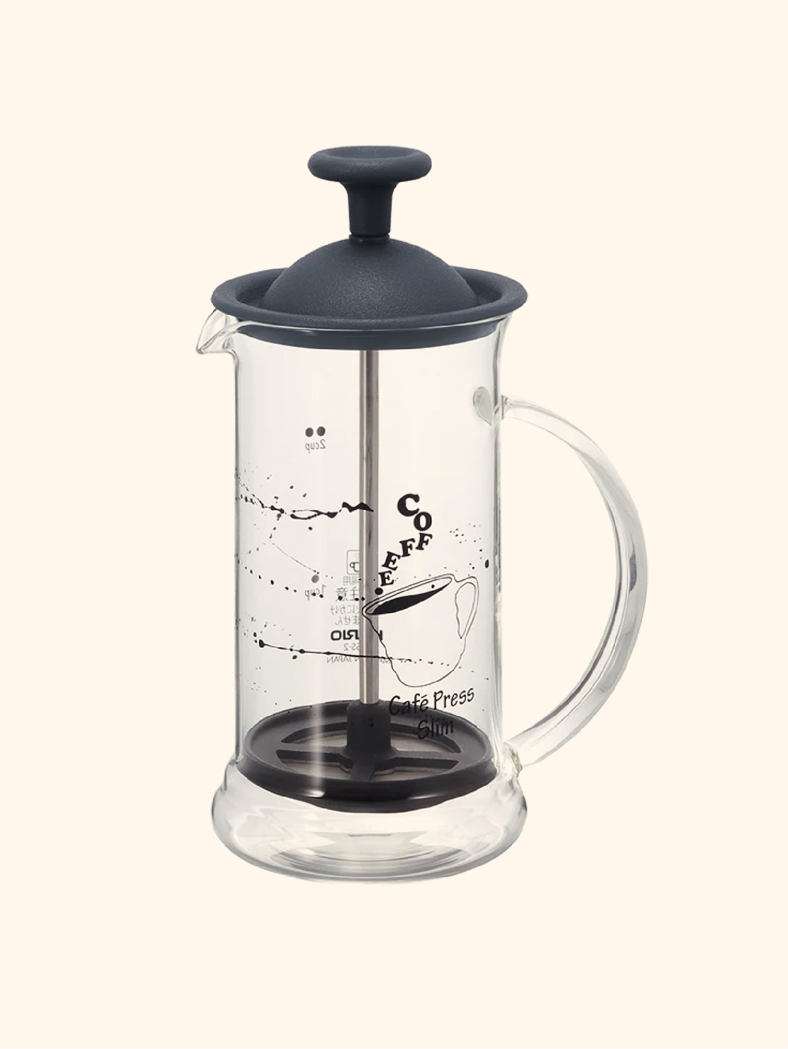 Cafe Slim French Press Red