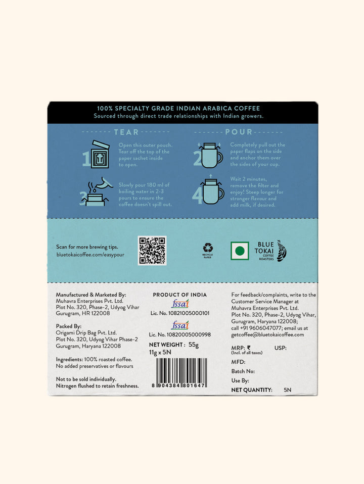 Mixed | Light to Dark Roasts - Easy Pour- Buy Freshly Roasted Coffee Beans Online - Blue Tokai Coffee Roasters