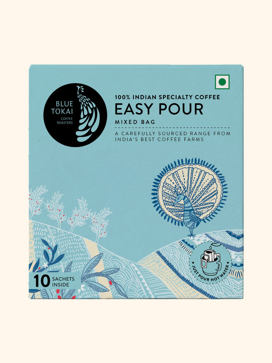 Mixed | Light to Dark Roasts - Easy Pour- Buy Freshly Roasted Coffee Beans Online - Blue Tokai Coffee Roasters