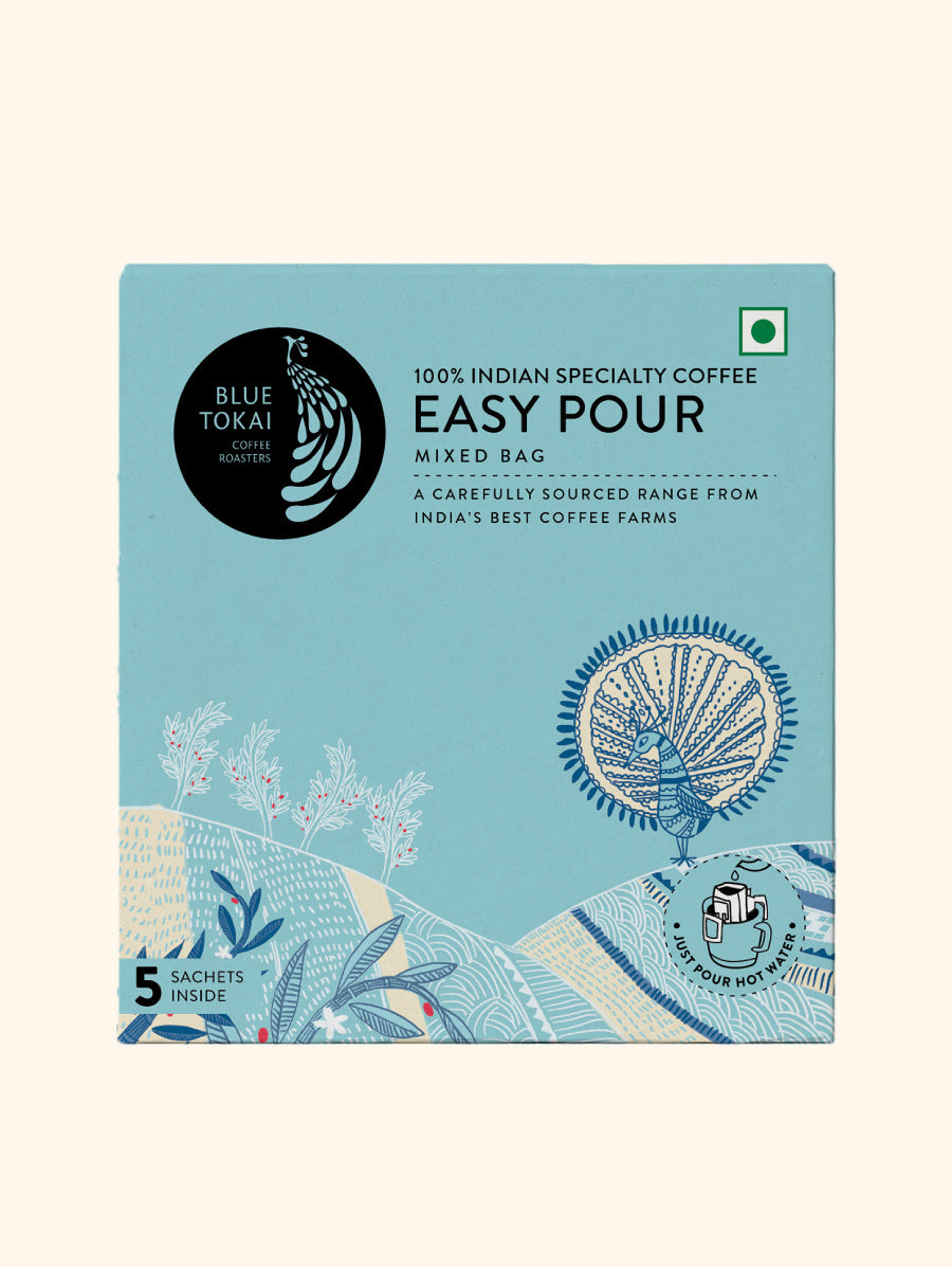 Mixed | Light to Dark Roasts - Easy Pour- Buy Freshly Roasted Coffee Beans Online - Blue Tokai Coffee Roasters