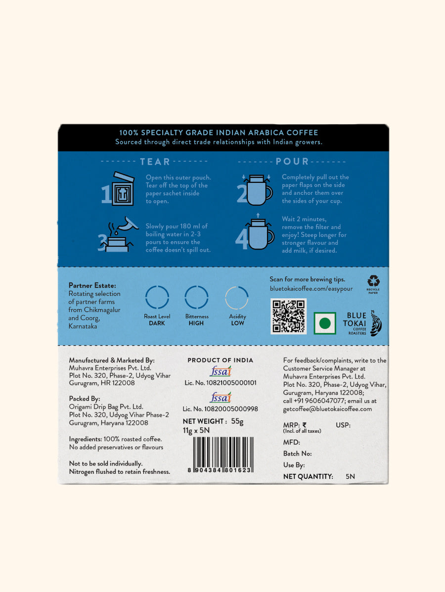 Vienna | Dark Roast - Easy Pour- Buy Freshly Roasted Coffee Beans Online - Blue Tokai Coffee Roasters