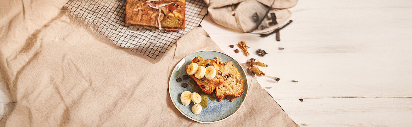 Banana, Date and Walnut Bread