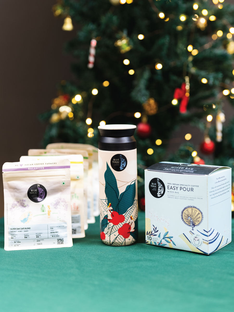 Christmas Gift Box- Buy Freshly Roasted Coffee Beans Online - Blue Tokai Coffee Roasters