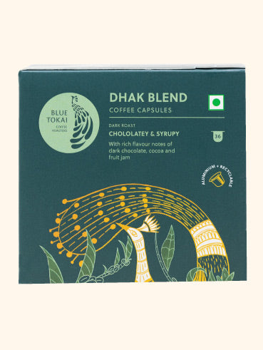 Dhak Blend | Aluminium Coffee Capsules- Buy Freshly Roasted Coffee Beans Online - Blue Tokai Coffee Roasters