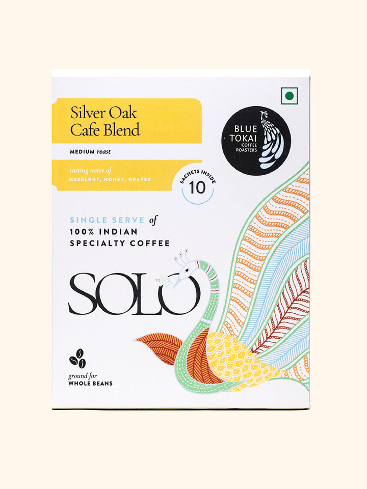 Silver Oak Blend  | Medium Roast - Single Serve- Buy Freshly Roasted Coffee Beans Online - Blue Tokai Coffee Roasters
