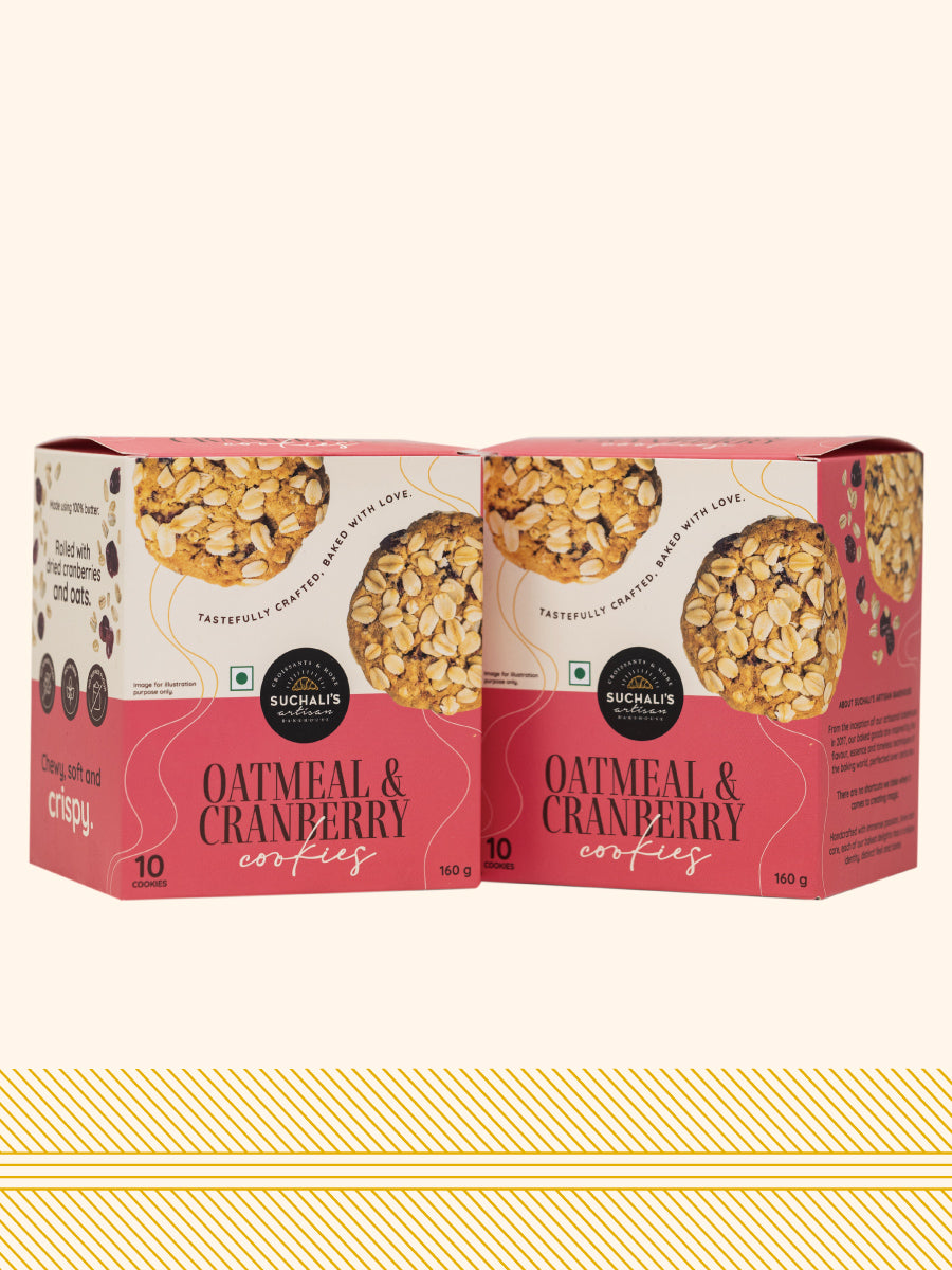 Oatmeal & cranberry cookies- Buy Freshly Roasted Coffee Beans Online - Blue Tokai Coffee Roasters