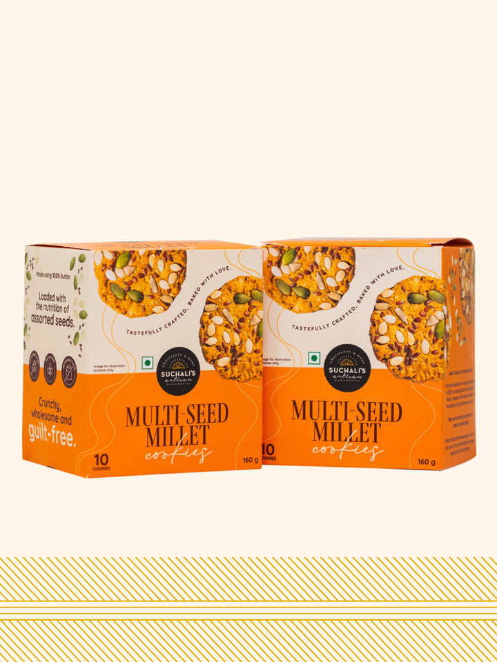 Multi-seed Millet cookies- Buy Freshly Roasted Coffee Beans Online - Blue Tokai Coffee Roasters