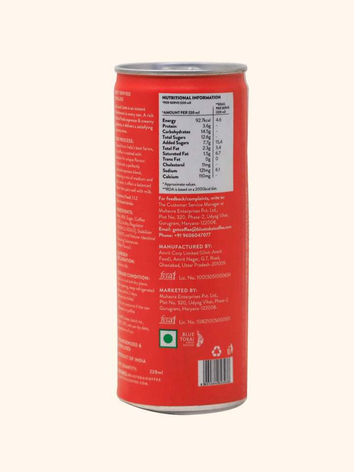 Iced latte Cans