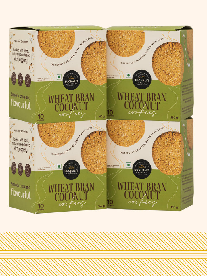 Wheat Bran Coconut cookies- Buy Freshly Roasted Coffee Beans Online - Blue Tokai Coffee Roasters