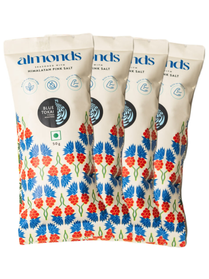 Salted Almonds- Buy Freshly Roasted Coffee Beans Online - Blue Tokai Coffee Roasters