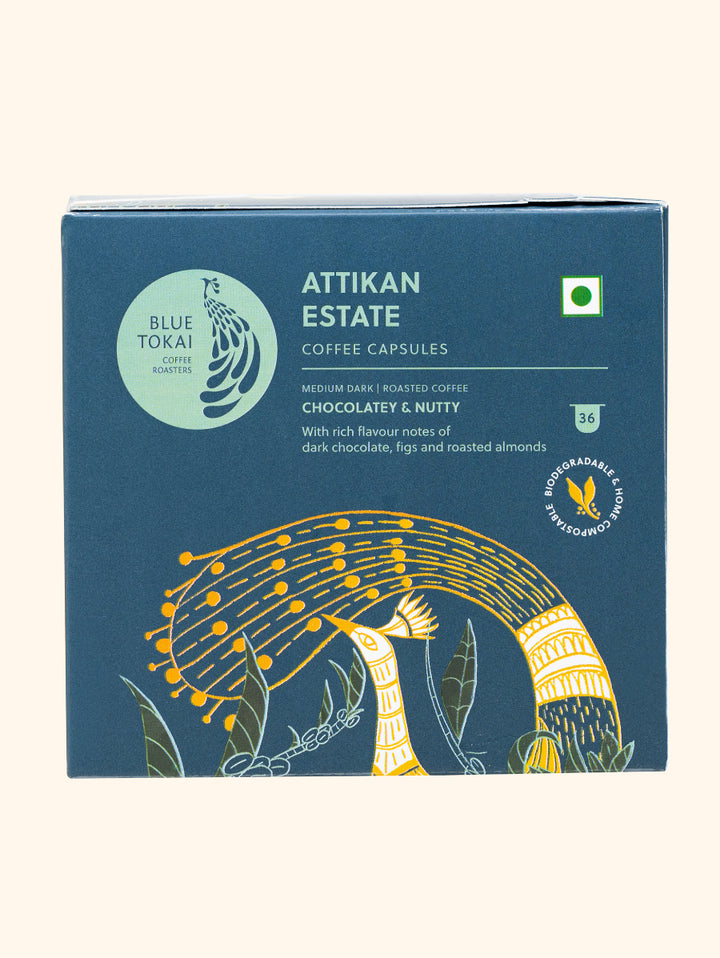 Attikan Estate | Coffee Capsules- Buy Freshly Roasted Coffee Beans Online - Blue Tokai Coffee Roasters