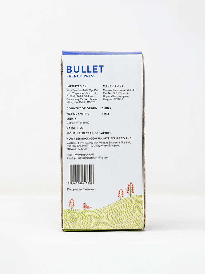 Bullet French Press- Buy Freshly Roasted Coffee Beans Online - Blue Tokai Coffee Roasters