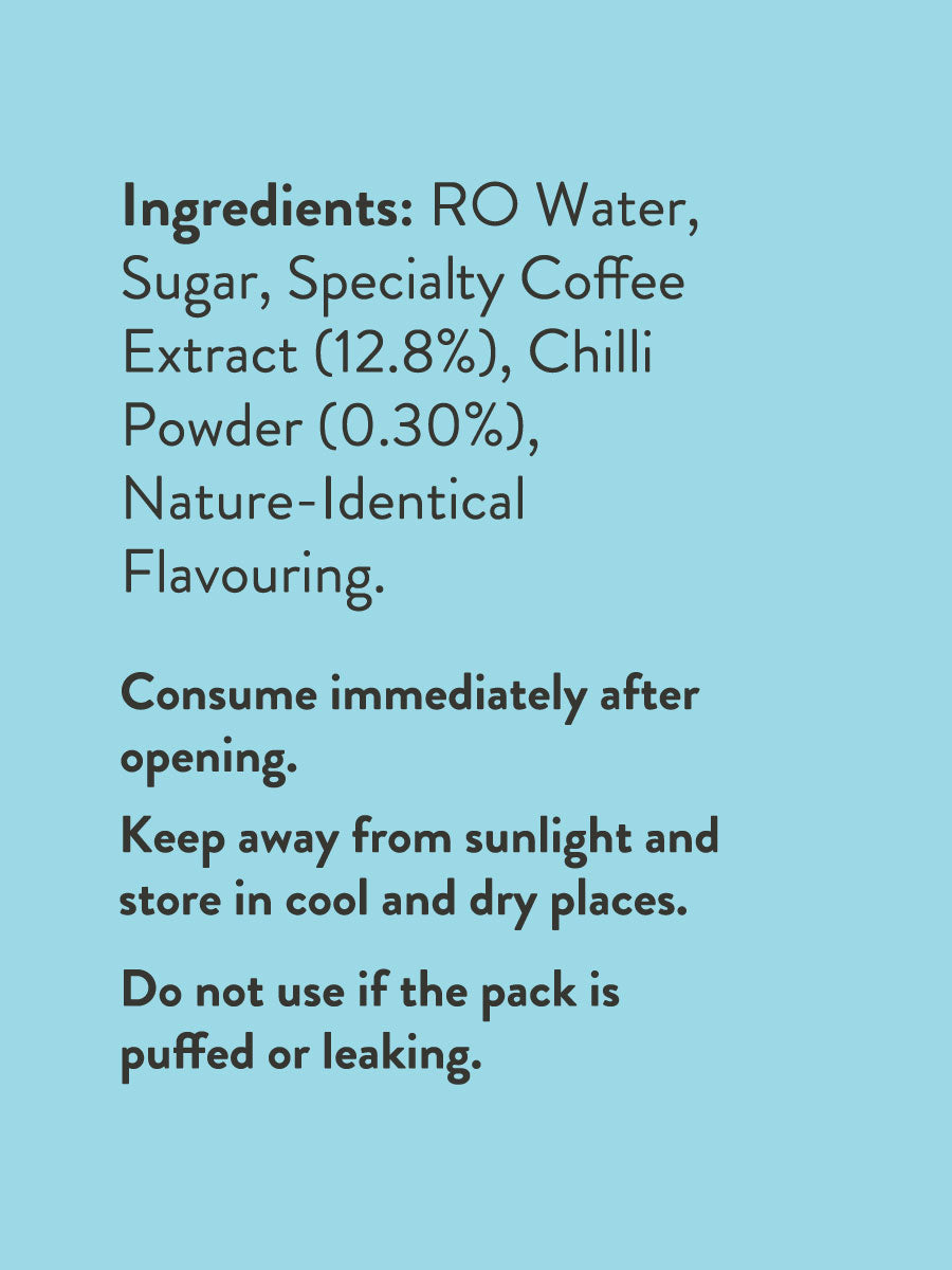 Chilli Cinnamon Mocha | Drop - Specialty Coffee Concentrate