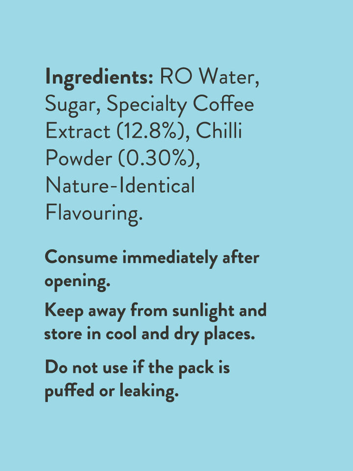 Chilli Cinnamon Mocha | Drop - Specialty Coffee Concentrate