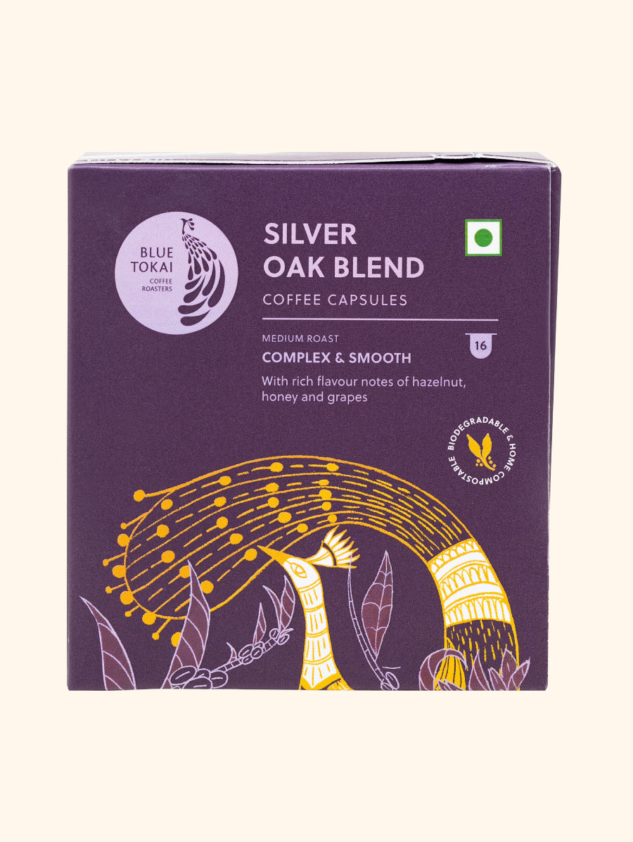Silver Oak Blend | Coffee Capsules- Buy Freshly Roasted Coffee Beans Online - Blue Tokai Coffee Roasters