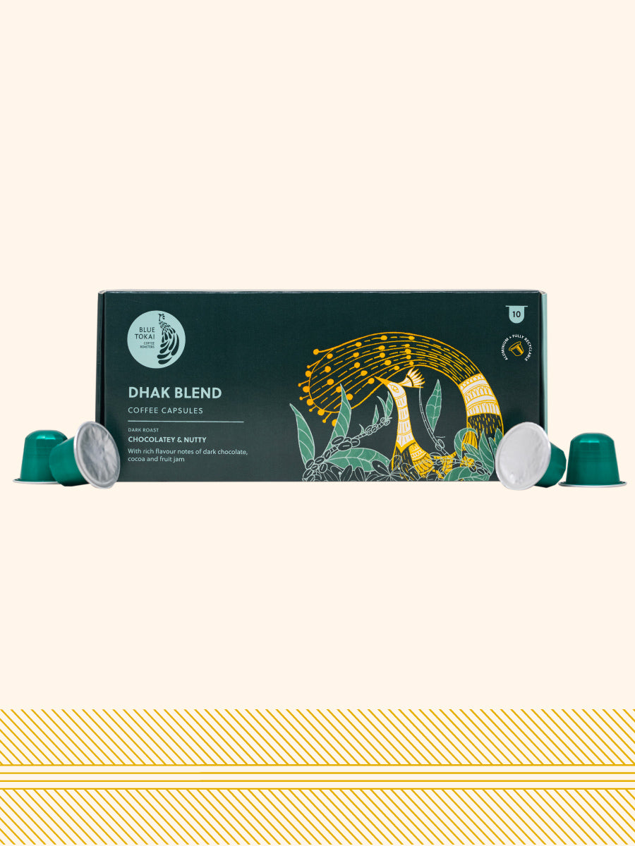 Dhak Blend - Buy Premium Aluminium Coffee Capsules Online | Blue Tokai Coffee Roasters