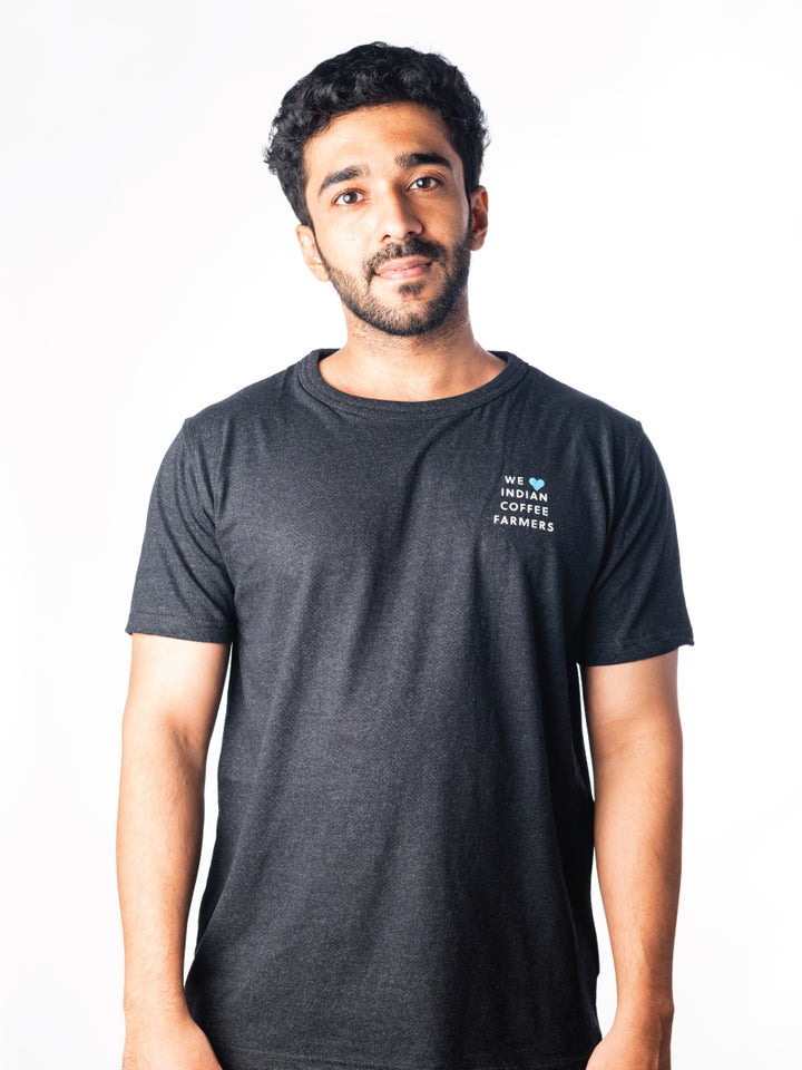 COFFEE T-SHIRT Black (Mokapot)- Buy Freshly Roasted Coffee Beans Online - Blue Tokai Coffee Roasters