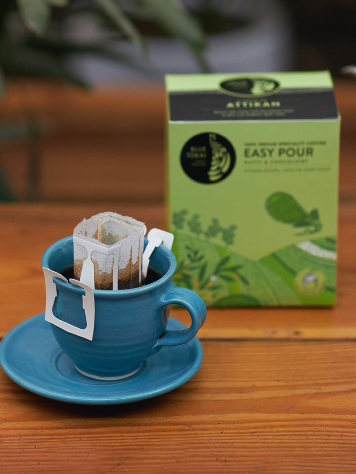 Attikan Estate | Medium-Dark Roast - Easy Pour- Buy Freshly Roasted Coffee Beans Online - Blue Tokai Coffee Roasters
