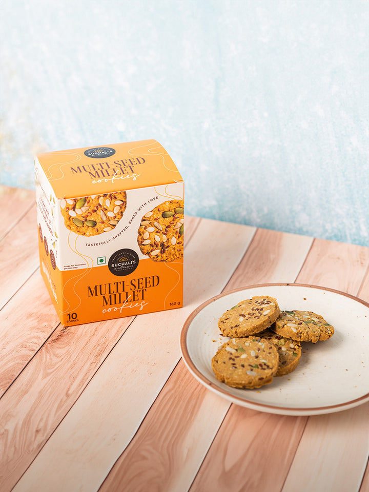 Multi-seed Millet cookies- Buy Freshly Roasted Coffee Beans Online - Blue Tokai Coffee Roasters