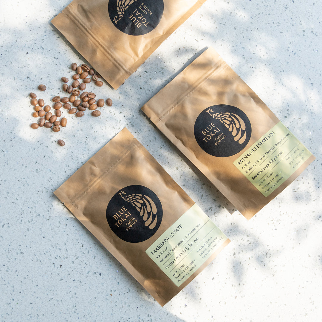 Gift Hamper: Pack Of Coffee (6X75G)- Buy Freshly Roasted Coffee Beans Online - Blue Tokai Coffee Roasters